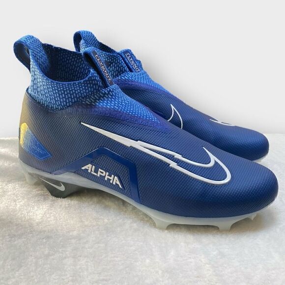 Nike Alpha Menace Elite 3 Game Royal/White Football Cleats CT6648-414 Mens 10 - Picture 5 of 11